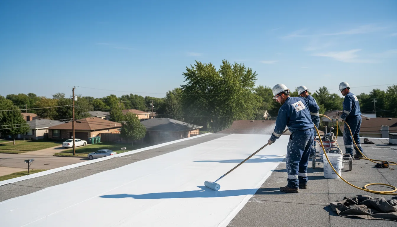 Commercial roof coating in Uriah, AL near me